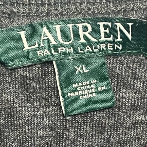 Lauren Ralph Lauren Equestrian Elbow Patch Top XL Fits S/M - Picture 6 of 10